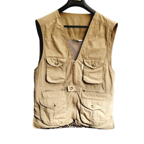 TAG Vent Back Khaki Livingstone Vest for Men - Size Medium - Picture 1 of 7